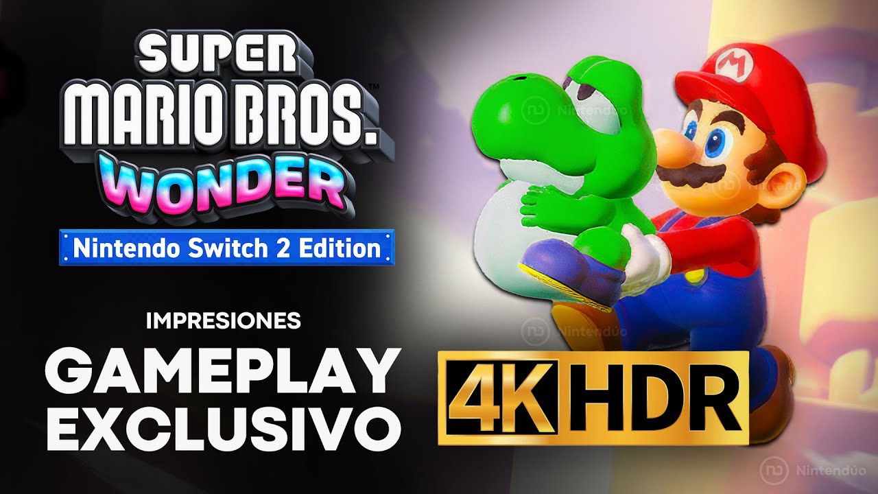 10 Minutos de SUPER MARIO WONDER Nintendo Switch 2 Edition 🍄 Gameplay Exclusivo e Impresiones