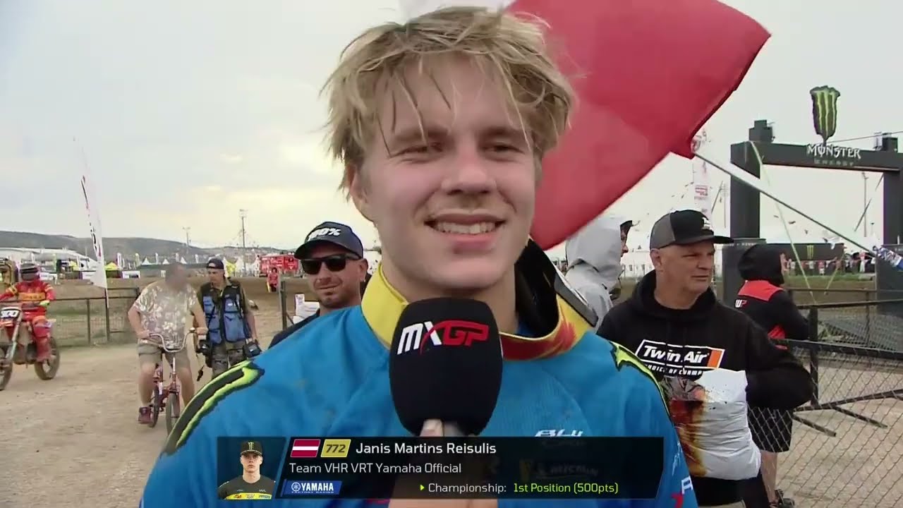Pressure goes down, Janis Reisulis WINS the 2025 EMX250 Championship in Afyon! 🔥 #MXGPTurkiye