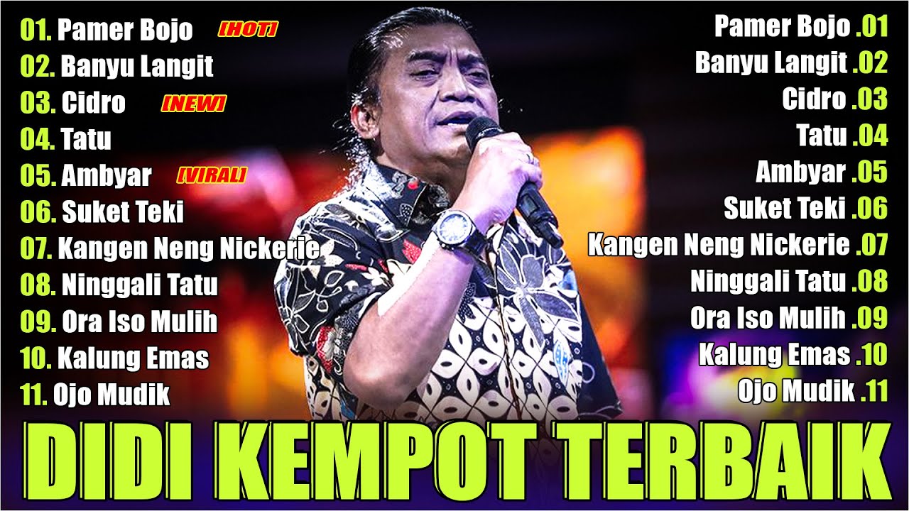 The Best Of Didi Kempot _ Didi Kempot - The Best Campursari || Pamer Bojo - Cidro - Tatu #trending