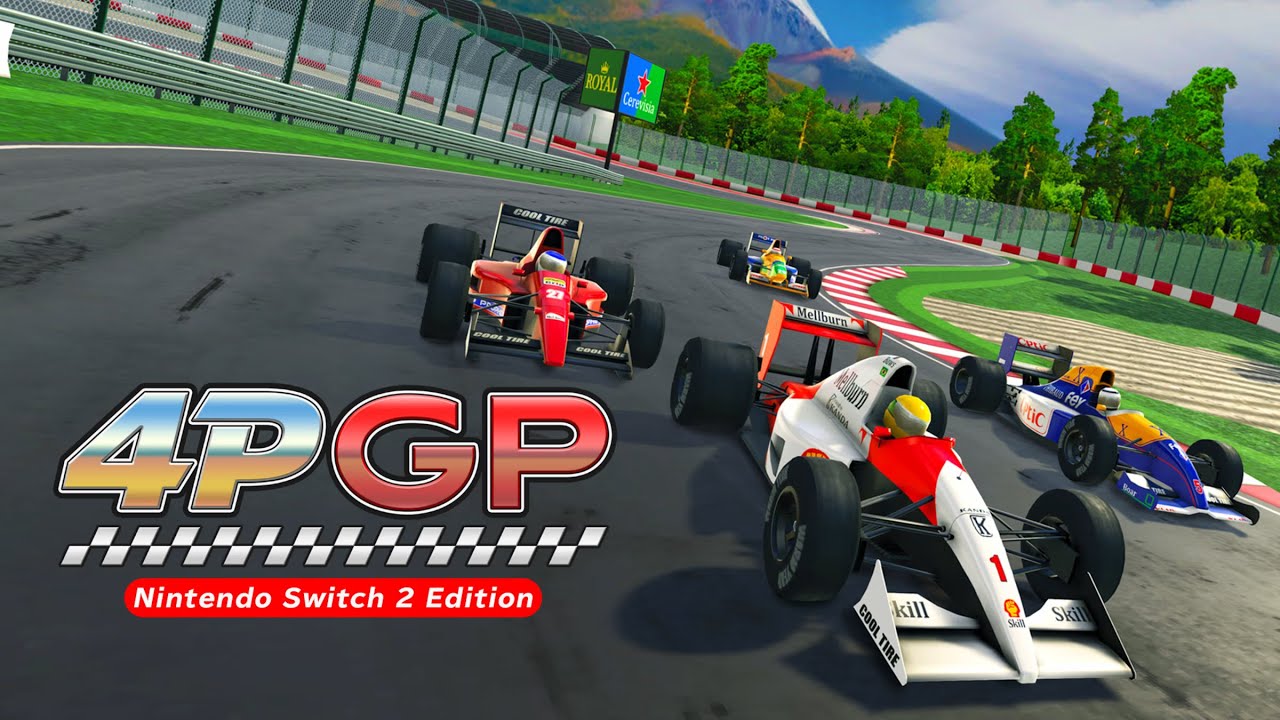 🚨4PGP é INCRÍVEL no Nintendo Switch 2 em 4K 60😱 - Novo Exclusivo de Corrida Arcade