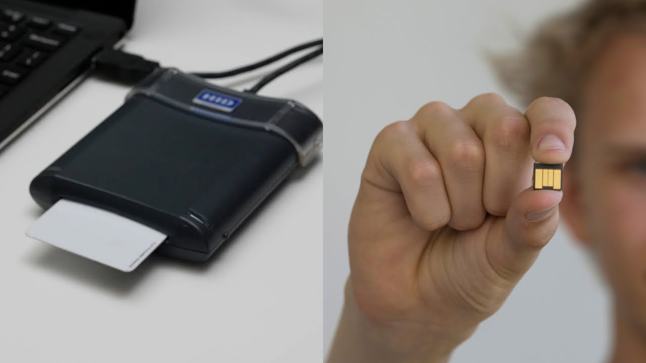 User authentication comparison - Smart card reader vs. YubiKey