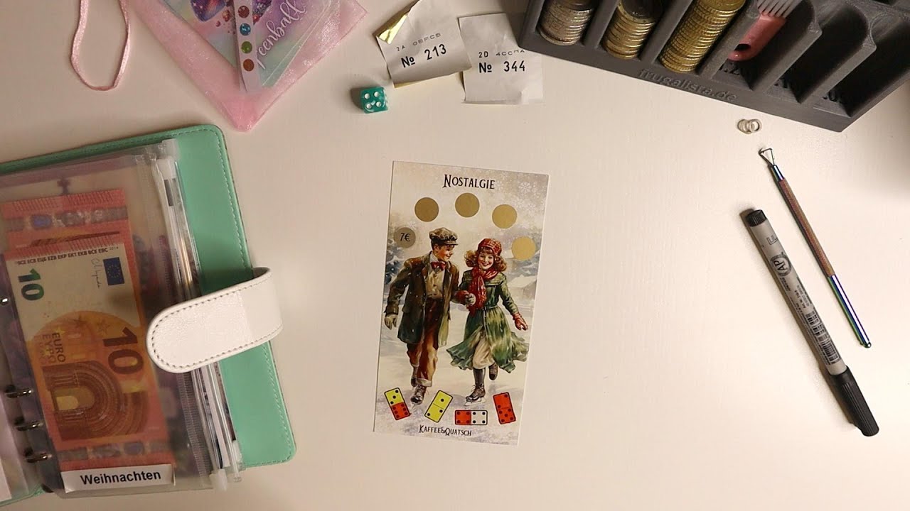 💰 Sparspiele spielen – 2. Runde im November | Umschlagmethode & neues Video 📦🍂