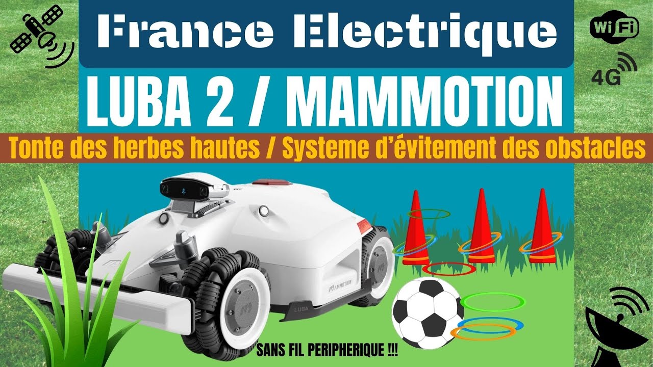 MAMMOTION LUBA 2 / La vidéo qui vous montre tout sur ce robot tondeuse !!!