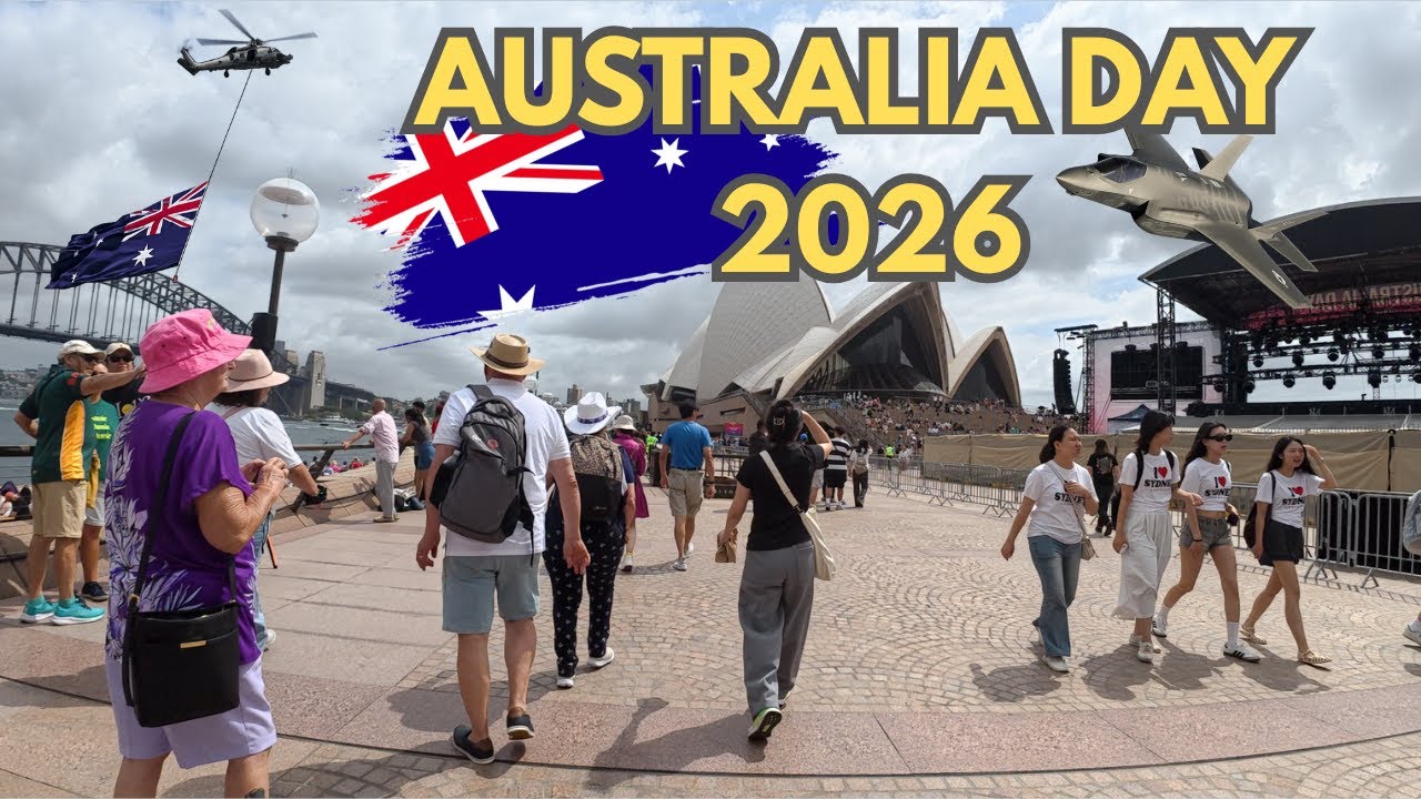 Australia Day 2026 | Sydney Harbour | POV Walking Vlog | Dori Home | 4K #f35 #australiaday #sydney