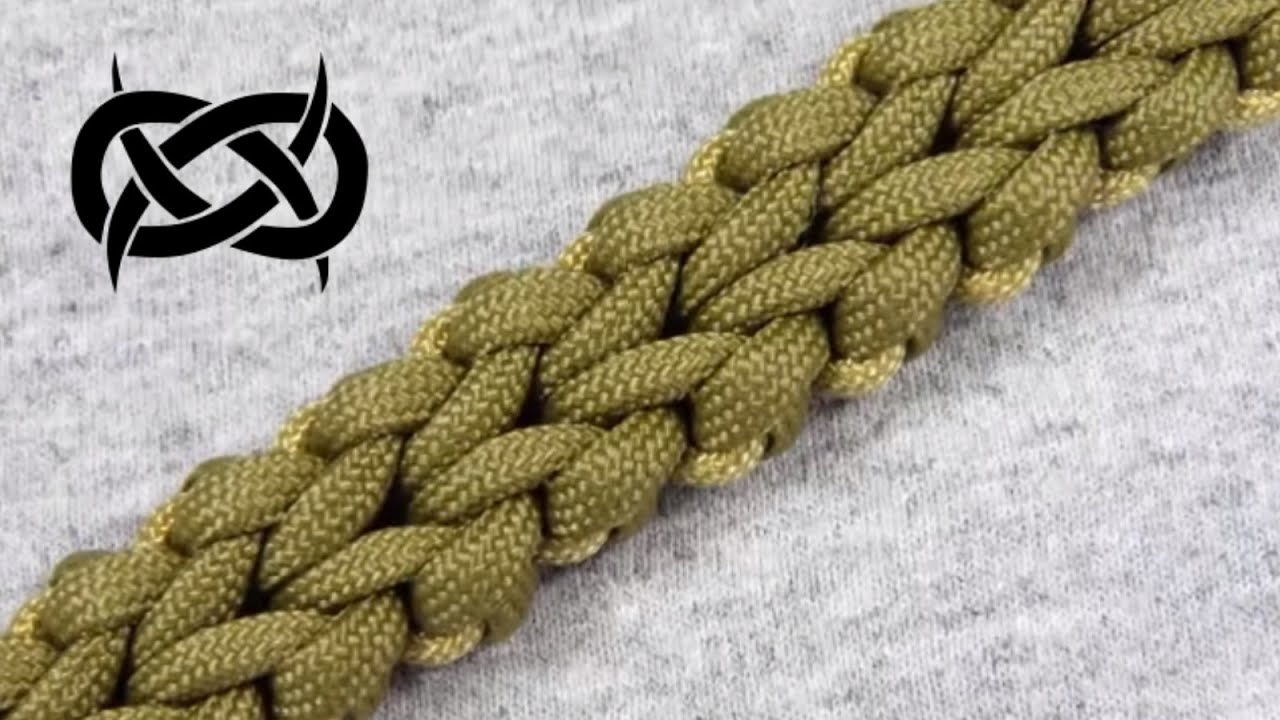 How to make a Cyber Falls Sinnet (Paracord Bracelet) Tutorial (Paracord 101)