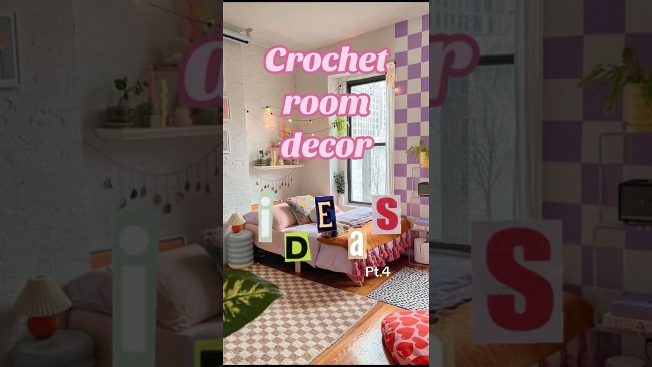 Crochet room decor ideas, pt.4 #crochet #crochetideas #roomdecor #crochetinspiration