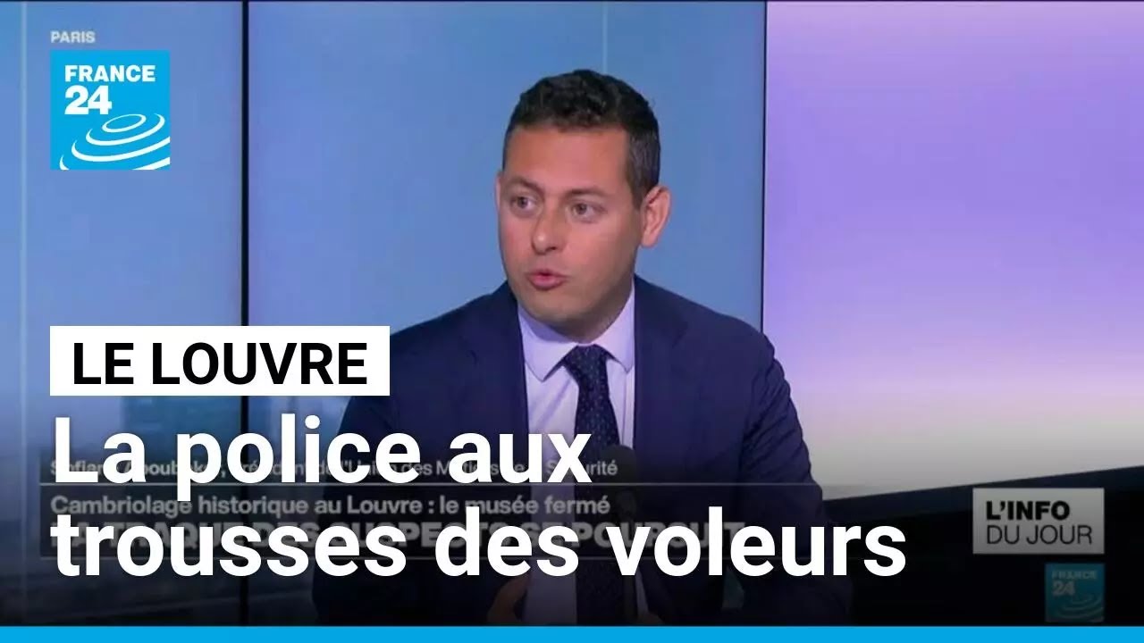 Le Louvre : la police aux trousses des voleurs, la s&eacute;curit&eacute; des mus&eacute;es en cause &bull; FRANCE 24