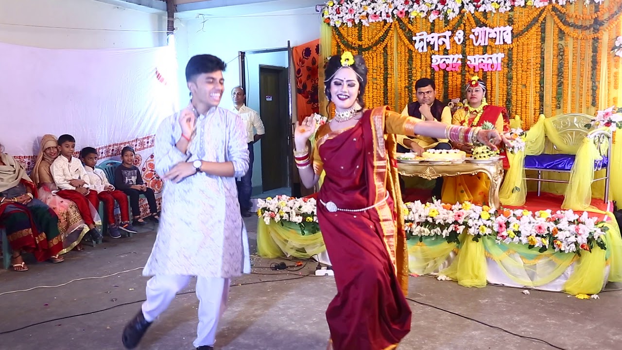 dhakai sharee holud dance