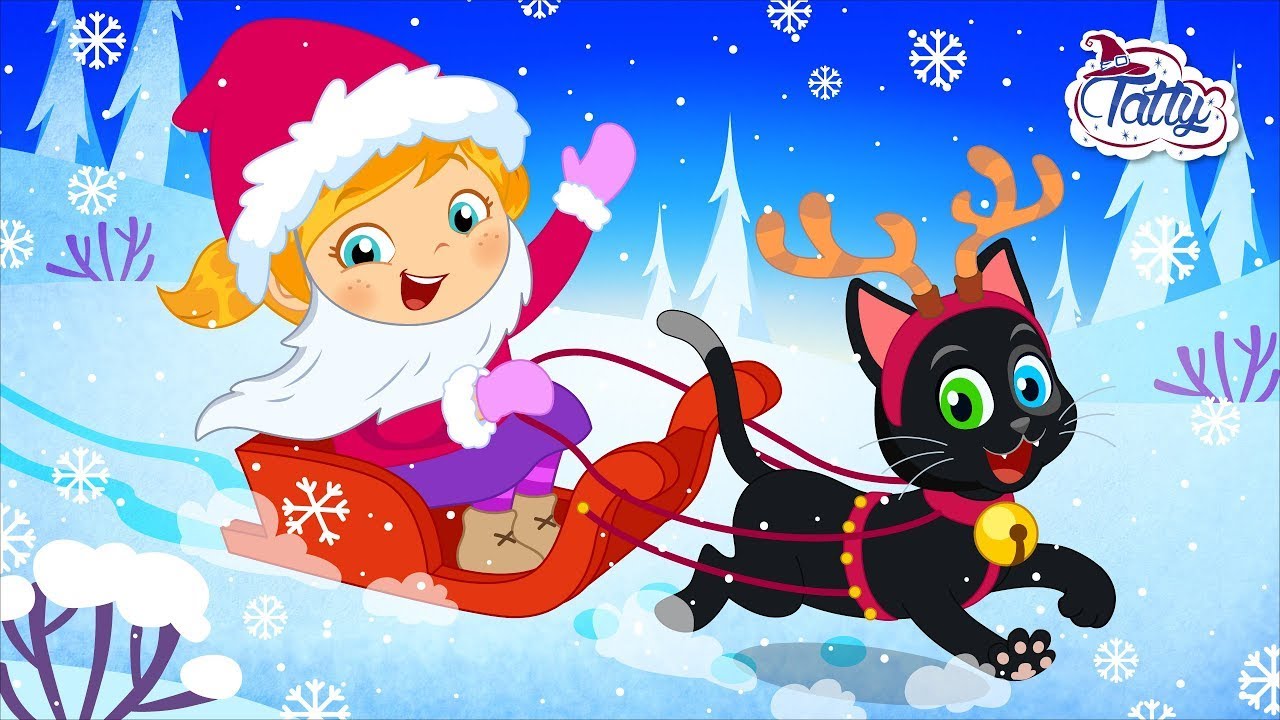 क्रिसमस की छुट्टी और सांता क्लॉस के साथ बैठक🎄। नए साल के लिए बच्चों की कहानियाँ। छोटी चुड़ैल Tatty🎄