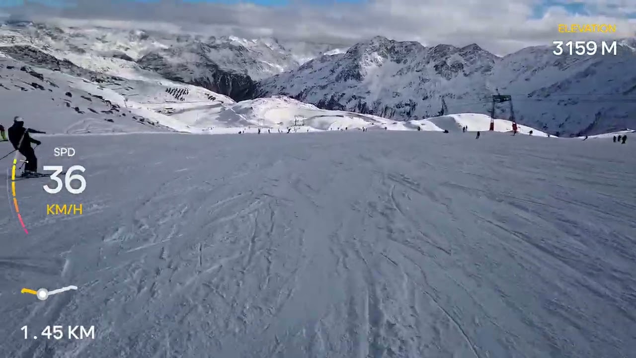 Sölden Tiefenbach Slope 38 - 2025.11.30 - Insta360 Ace Pro 2 - 4K