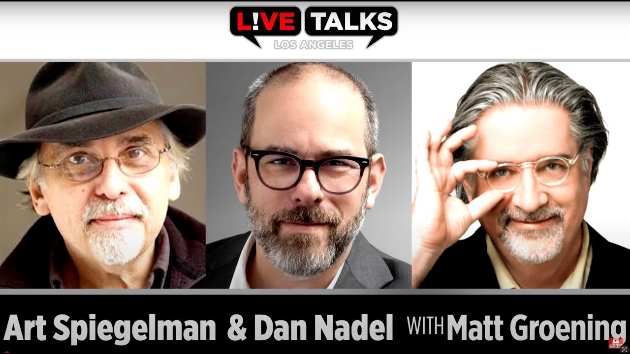 Art Spiegelman, Dan Nadel and Matt Groening talking R. Crumb at Live Talks Los Angeles