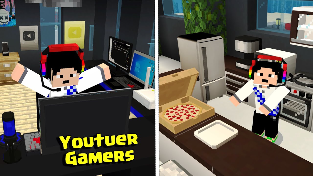 Dekorasi Rumah Modern dengan Furniture Keren di MCPE