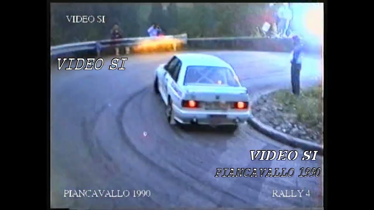 Rally Piancavallo 1990........Video Si