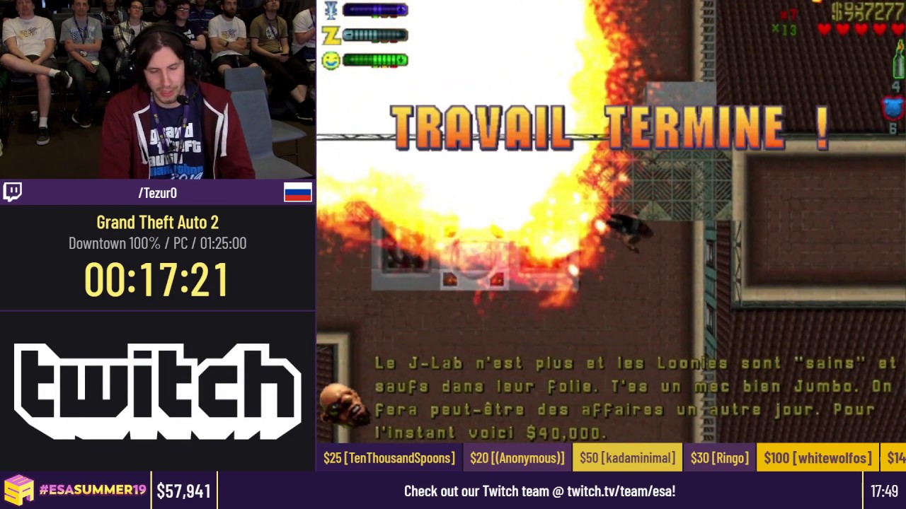 Grand Theft Auto 2 [Downtown 100%] by Tezur0 - #ESASummer19