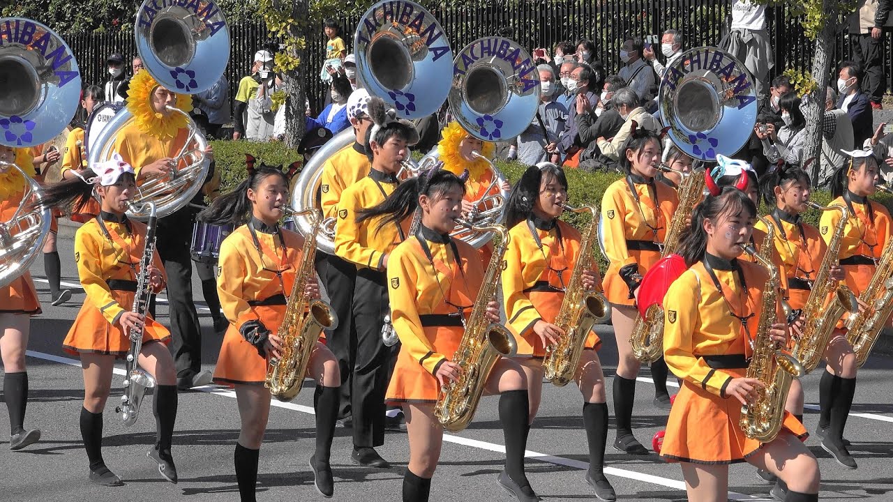京都橘高校吹奏楽部/マーチング・カーニバル in 別府 2022 Opening parade Kyoto Tachibana SHS Band