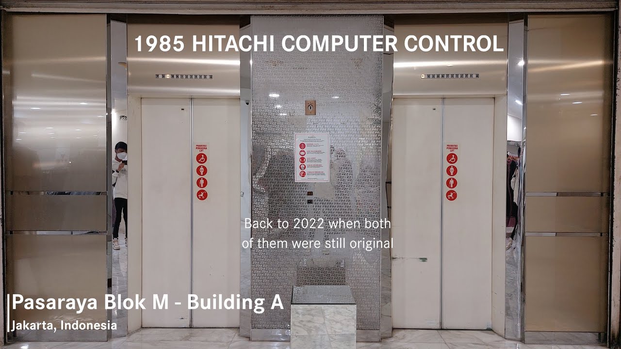 Hitachi Computer Control Elevator at Pasaraya Blok M - Building A, Jakarta