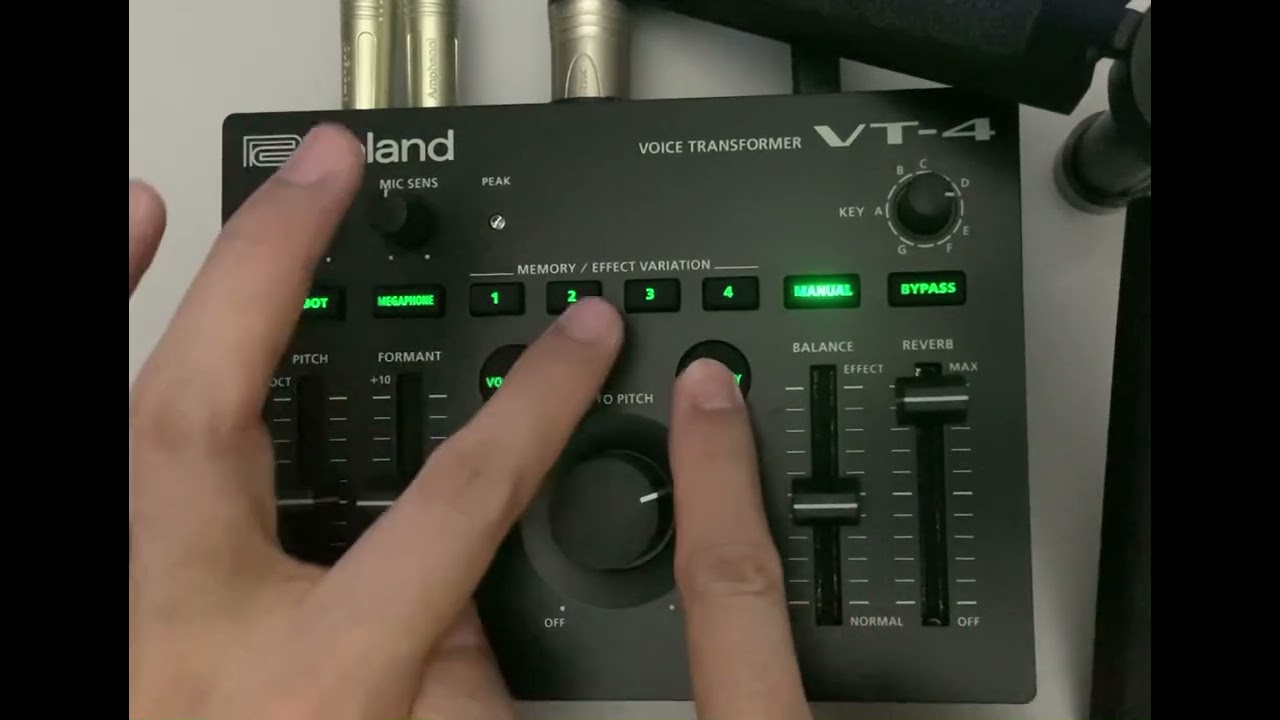 Roland Voice Transformer: VT-4 Testing
