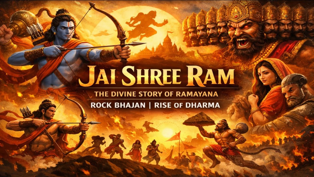 🔥 JAI SHREE RAM–The Divine Story of Ramayana | Rock Bhajan | Rise of Dharma 🔥@teamardmusic