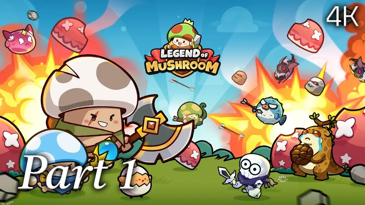 Legend of Mushroom | Chapters 1-3 Gameplay Walkthrough + Legendary Summon - 4K 60FPS UHD