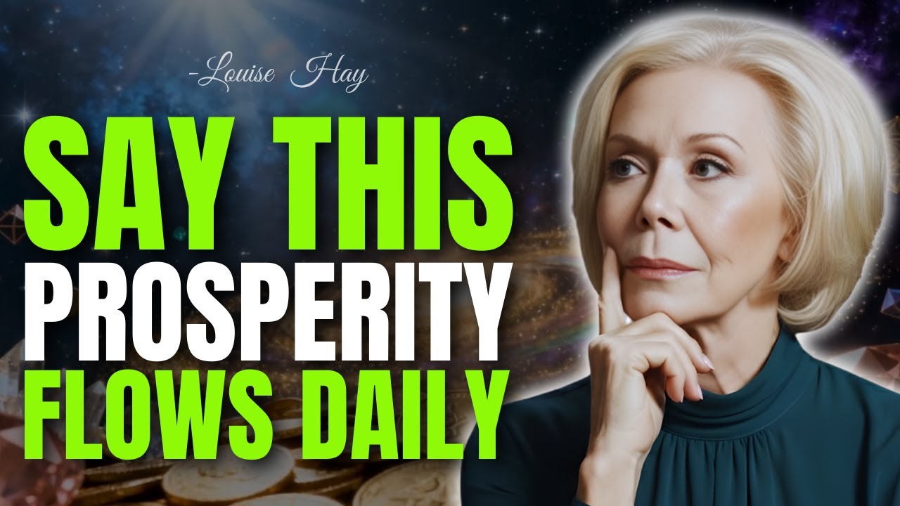 Louise Hay – Say This Every Morning to Activate Prosperity Flow