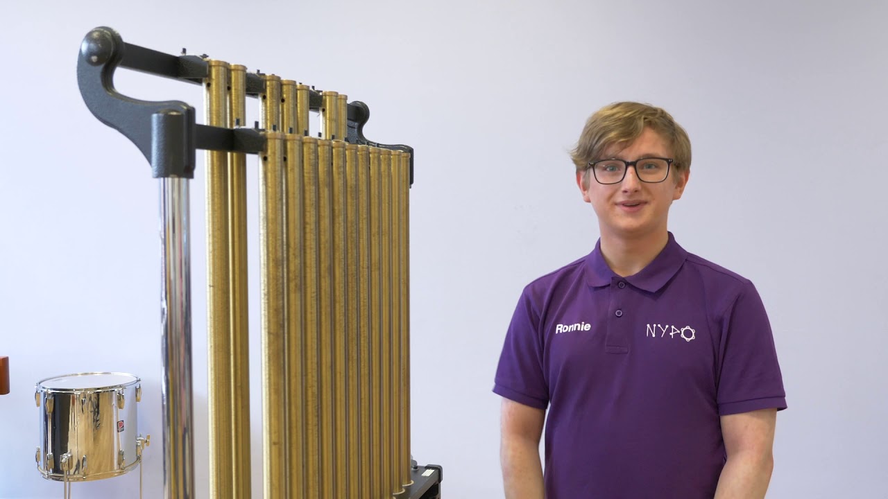 NYPO - Ronnie introduces the tubular bells | Percussion