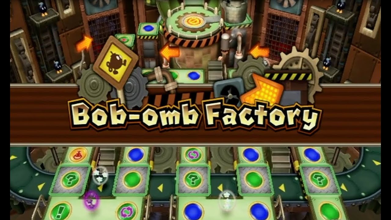 Mario Party 9 (Story Mode) - Bob-omb Factory (HD)