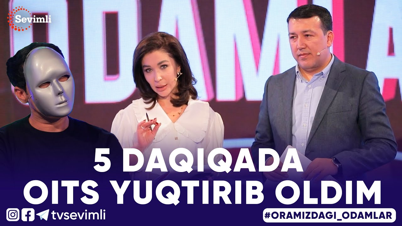 ORAMIZDAGI ODAMLAR -5 DAQIQADA OITS YUQTIRIB OLDIM