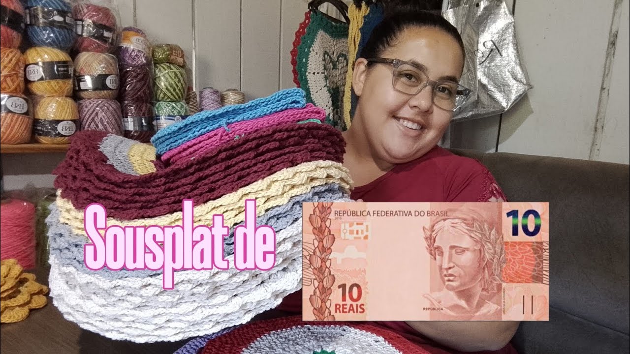 Sousplat de R$ 10,00 🤑 vlog produção usando sobrinha ❤️