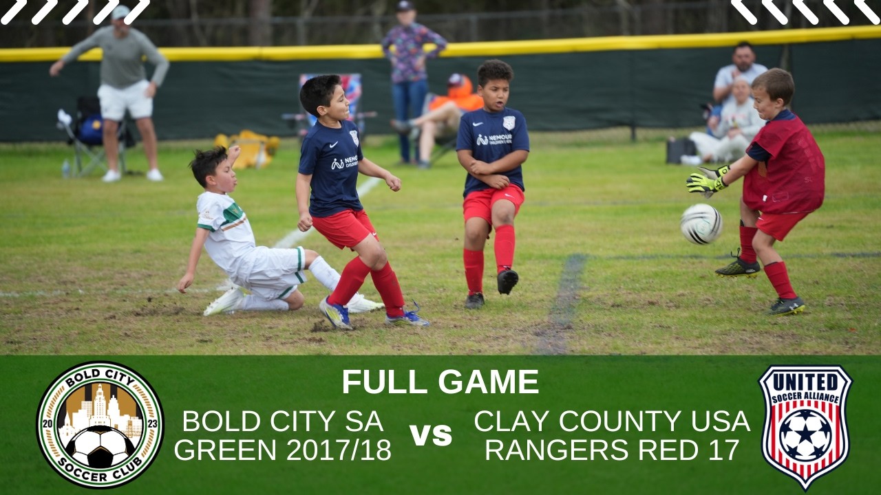 Bold City SA 2017 BU8/9 Green vs Clay County SC USA 17 Red, 2-22-2026