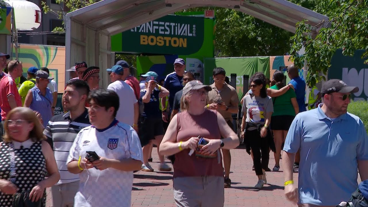 Boston&rsquo;s World Cup fan festival draws big crowds