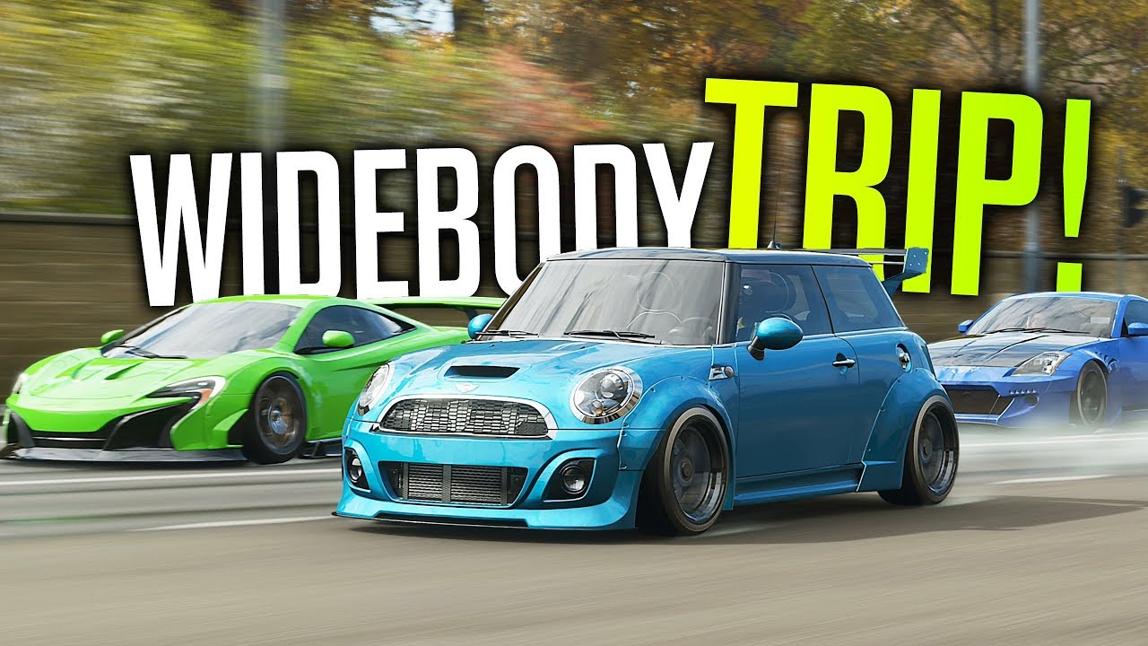 WIDEBODY Roadtrip In Forza Horizon 4 Multiplayer!