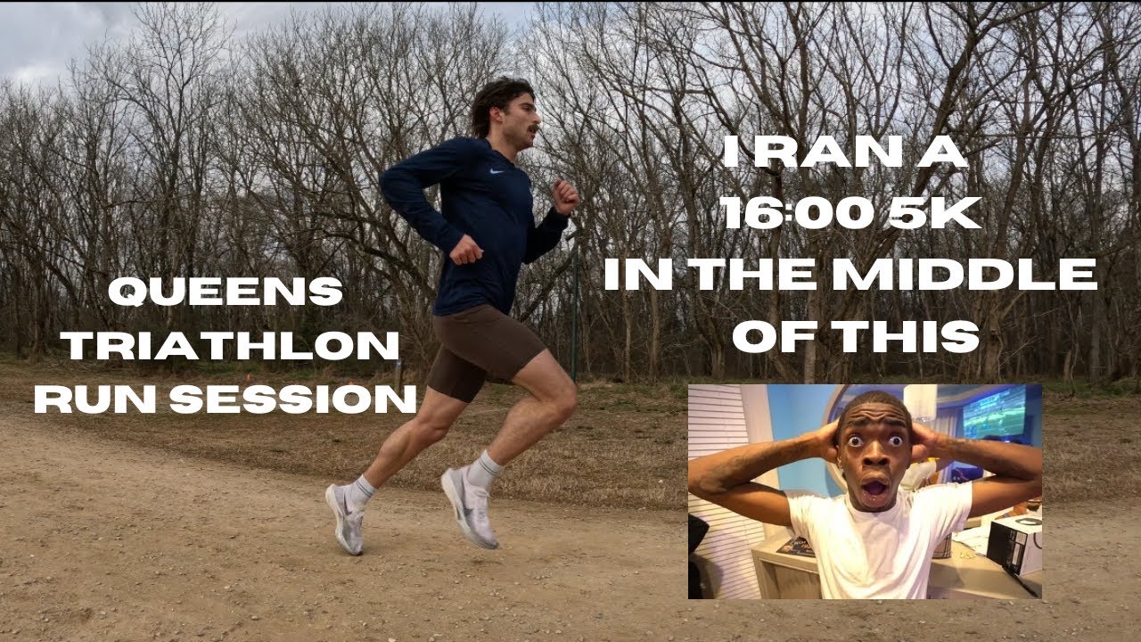 Queens Triathlon Run Session|I Split a 16:00 5k|
