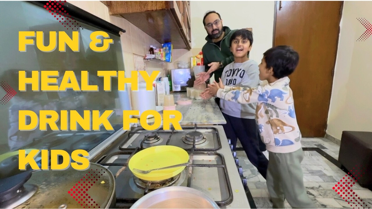 No Sugar Banana Dates Milkshake | Healthy Drink for Children