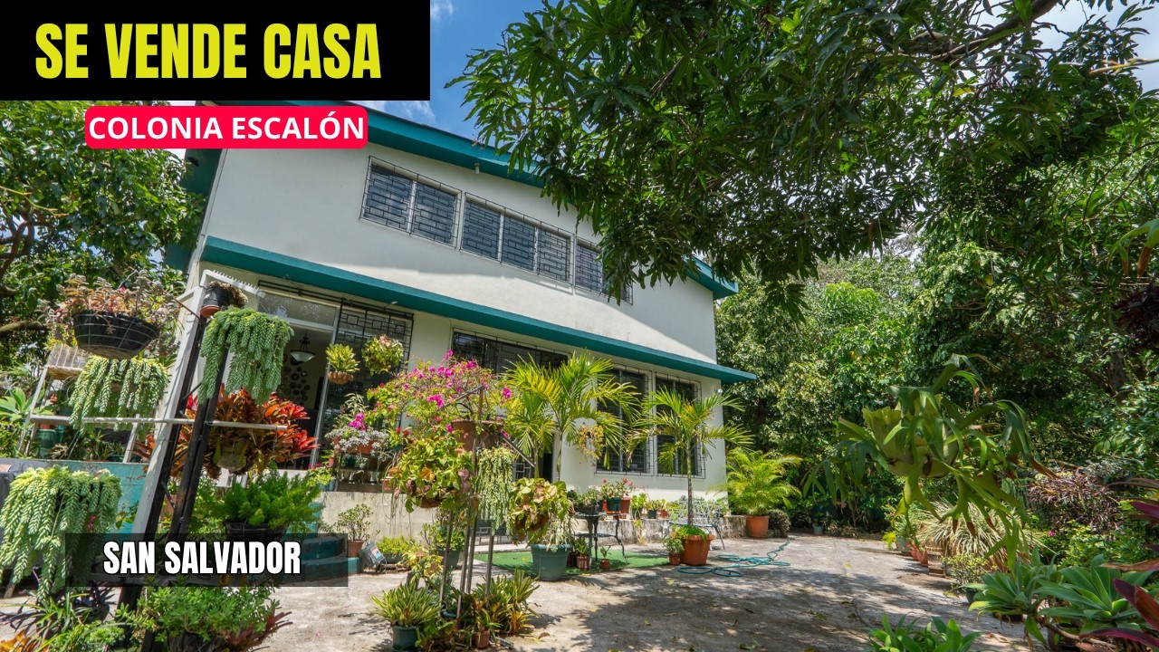 ESPECTACULAR CASA EN VENTA 🏡 | COLONIA ESCALÓN, San Salvador