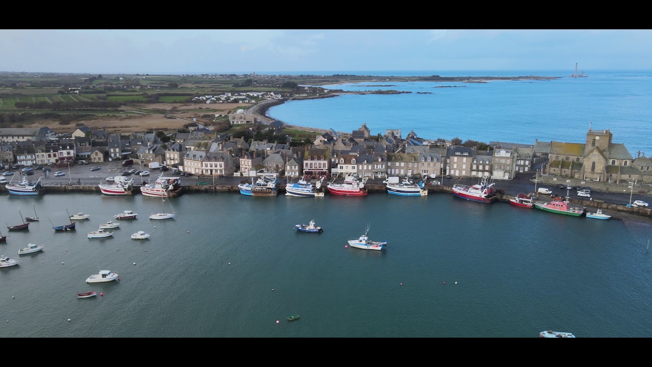 Barfleur, Phare de Gatteville, vu du ciel avec drone DJI Mavic Air 2
