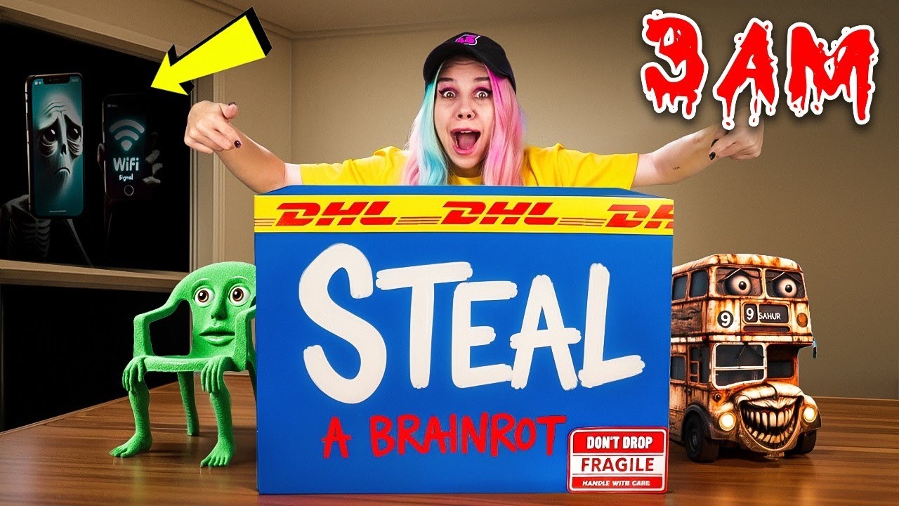 ¡NUNCA ABRAS LA CAJA MISTERIOSA DE “STEAL A BRAINROT” A LAS 3 DE LA MAÑANA!!