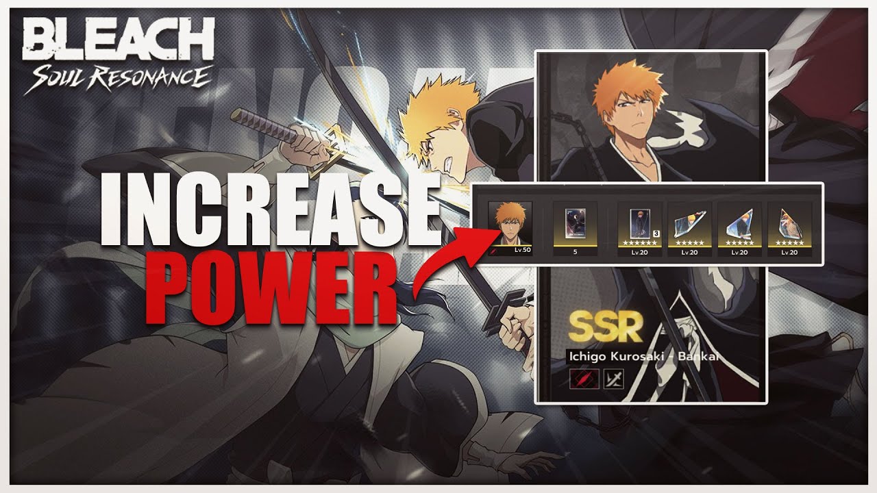 BLEACH Soul Resonance: Увеличьте свою боевую мощь и всё о печатях! (Руководство для начинающих)