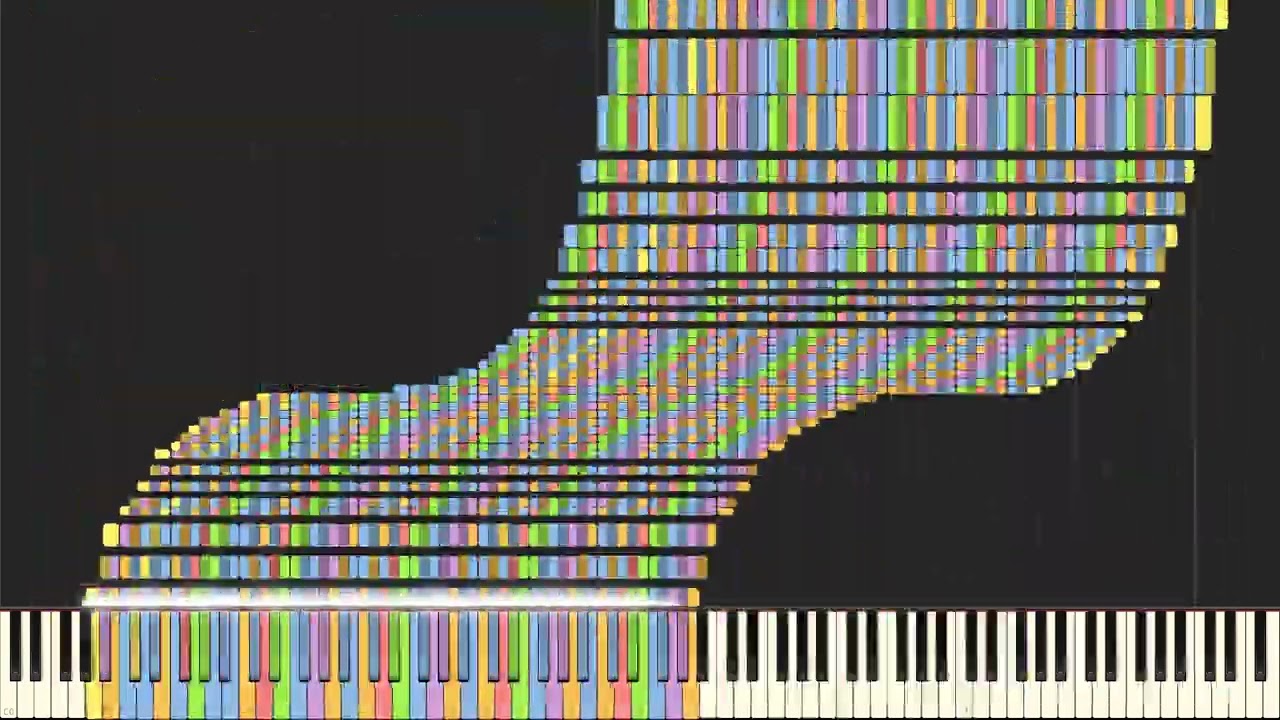 (Black MIDI) Tettris Blocks Arts v14 @Kenzie-j5o8j 's version