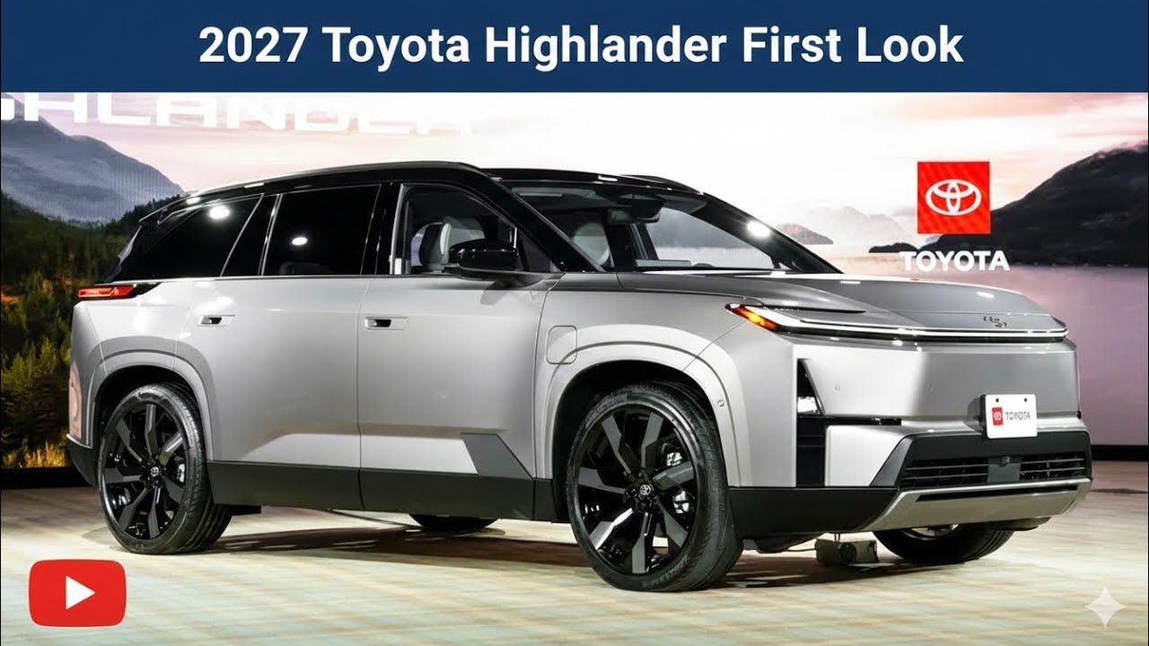 “This SUV Looks Like the Future – 2027 Toyota Highlander Will Shock Everyone!2027 Toyota Highlander 