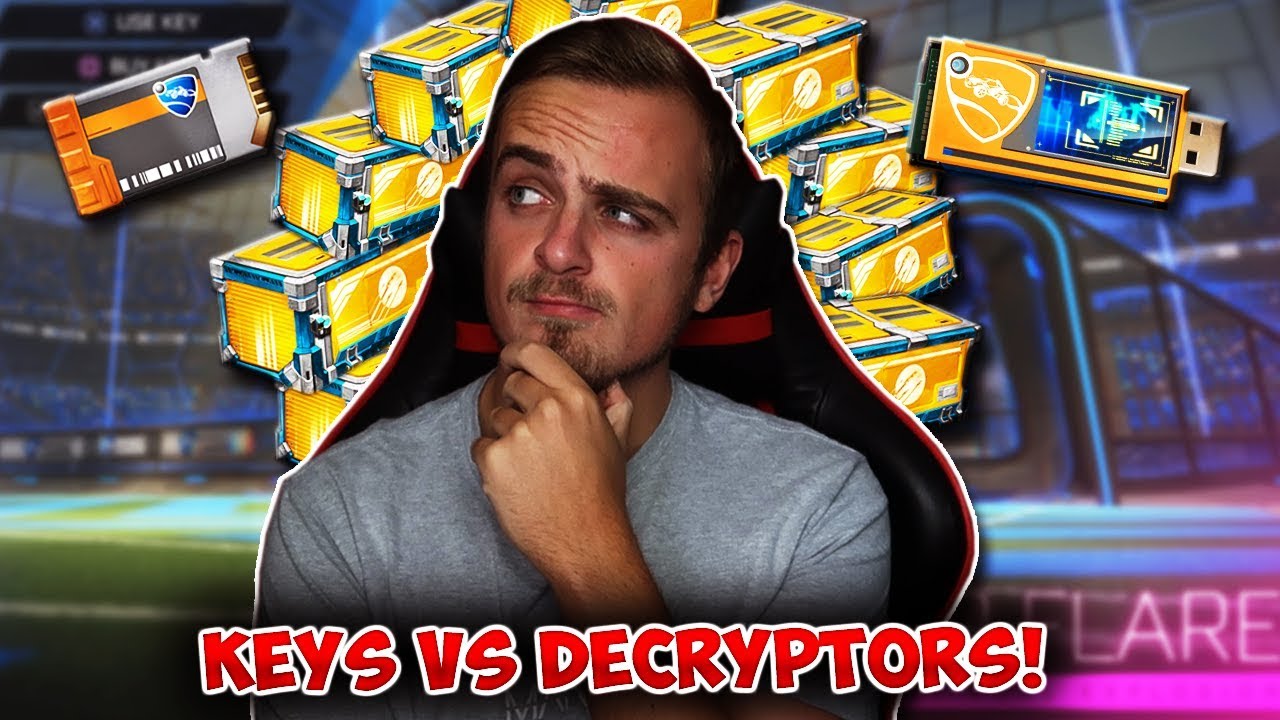 KEYS vs DECRYPTORS - Which Is Better? | Rocket League ELEVATION CRATE OPENING