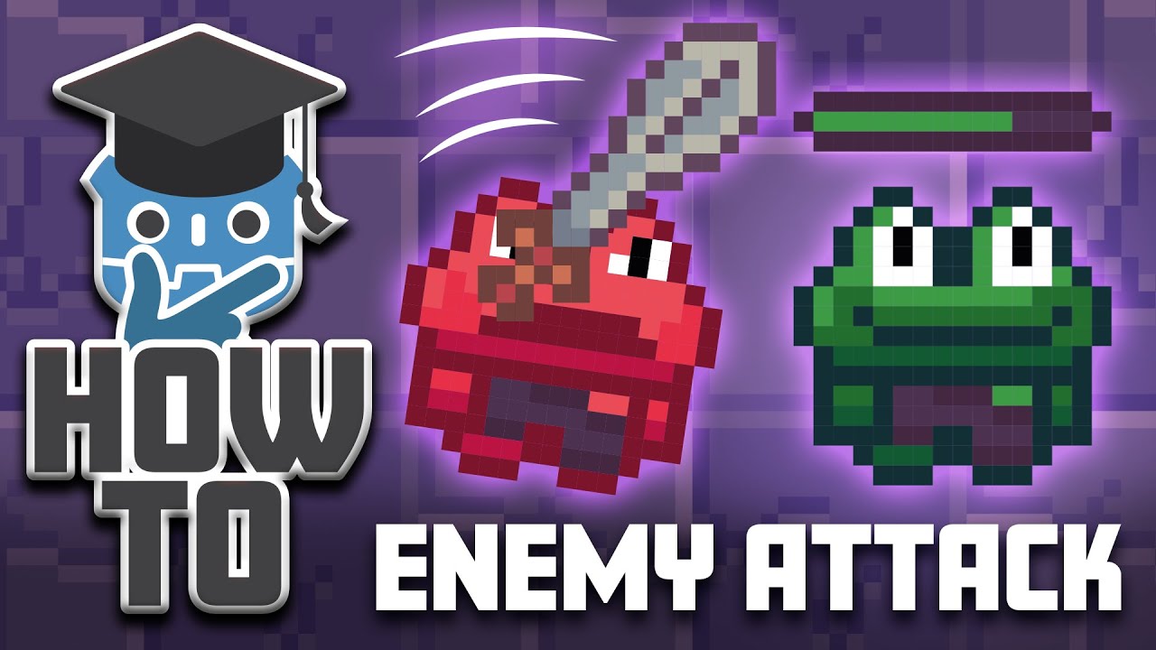 Godot 4 Beginner Tutorial: Simple Enemy Melee Attack (Damage & Player Health)