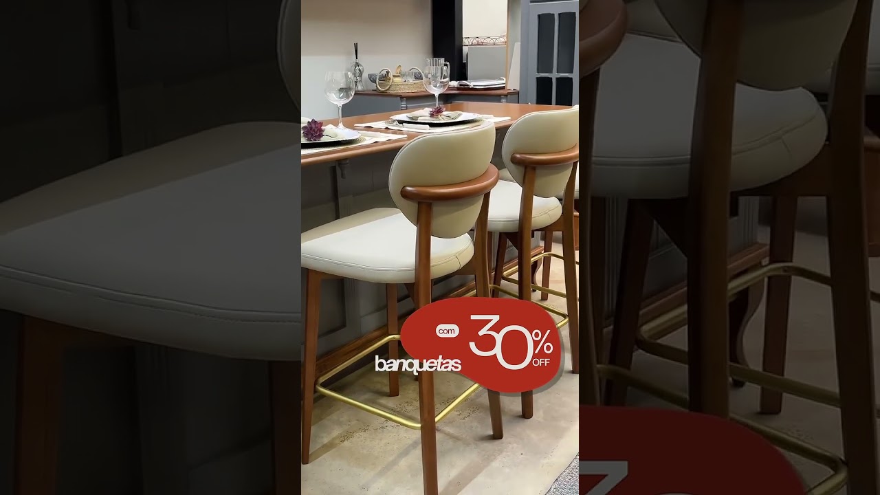 Banquetas com 30% de Desconto - Casa Bonita Interiores  #moveis #sofa #banqueta #blackfriday #mesa