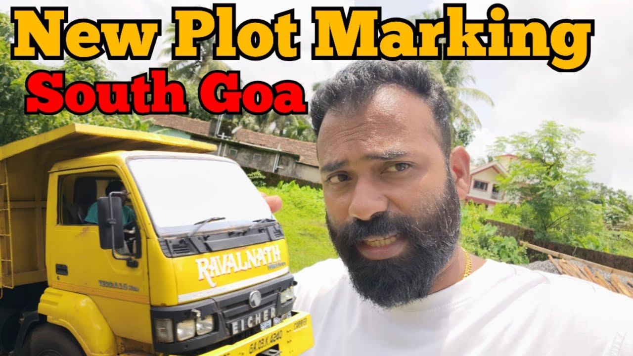New Plot Marking In Progress | Initial  Stage Of House In South Goa#goanvlogger #construction #house