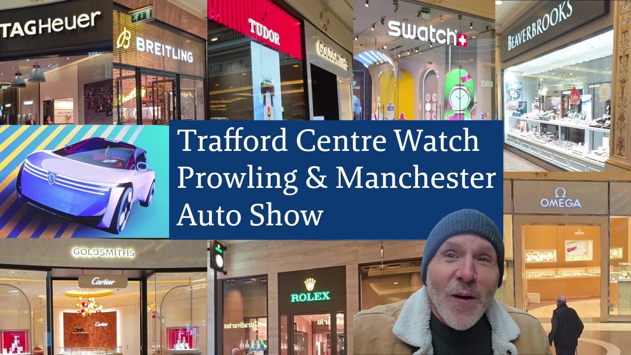 Наблюдение за посетителями торгового центра Trafford Centre + ПЕРВОЕ в Манчестере автошоу = потря...