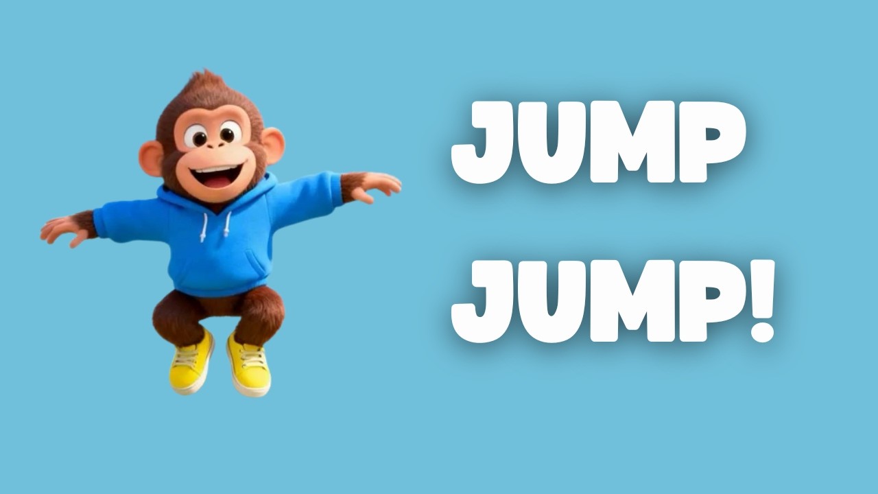 Jumping Song for Toddlers | Learn with Zeep the Ape