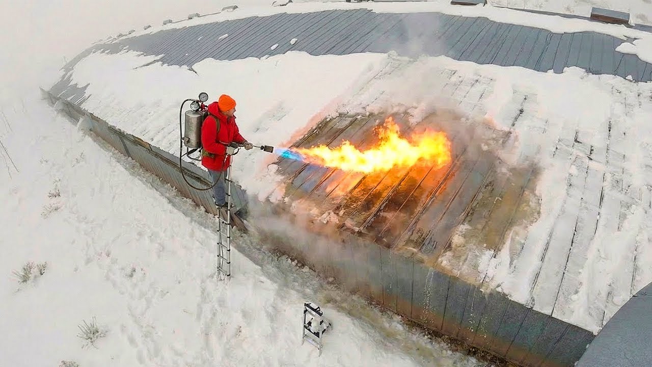 Idiot Snow Removal & Massive Roof Avalanche | Extreme Dangerous Plow Truck Fails #17