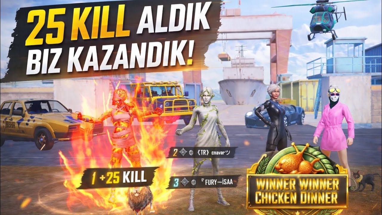 😱 . 25 Kill ile Maçı Sildik! Squad Zaferi 🏆