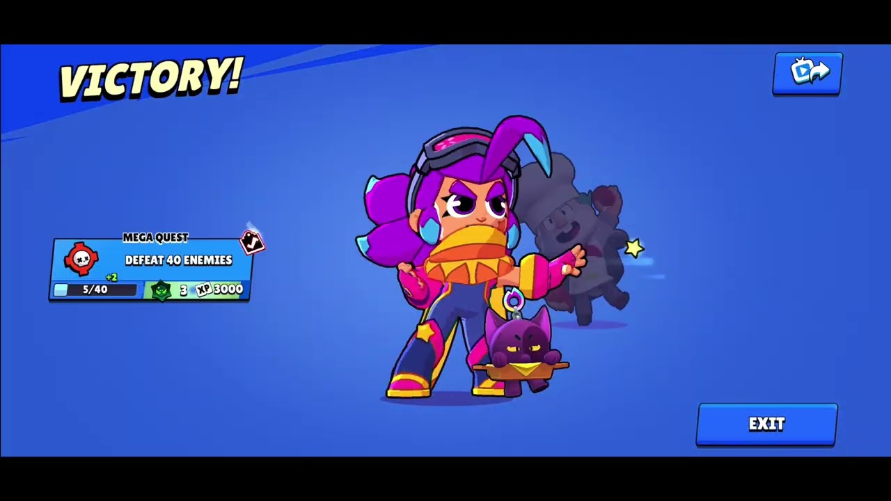 BRAWL STARS, BRAWLENTINES BOSS, MEGA HEARTBROKEN RICO, COMPLETED, IMPOSSIBLE 4,