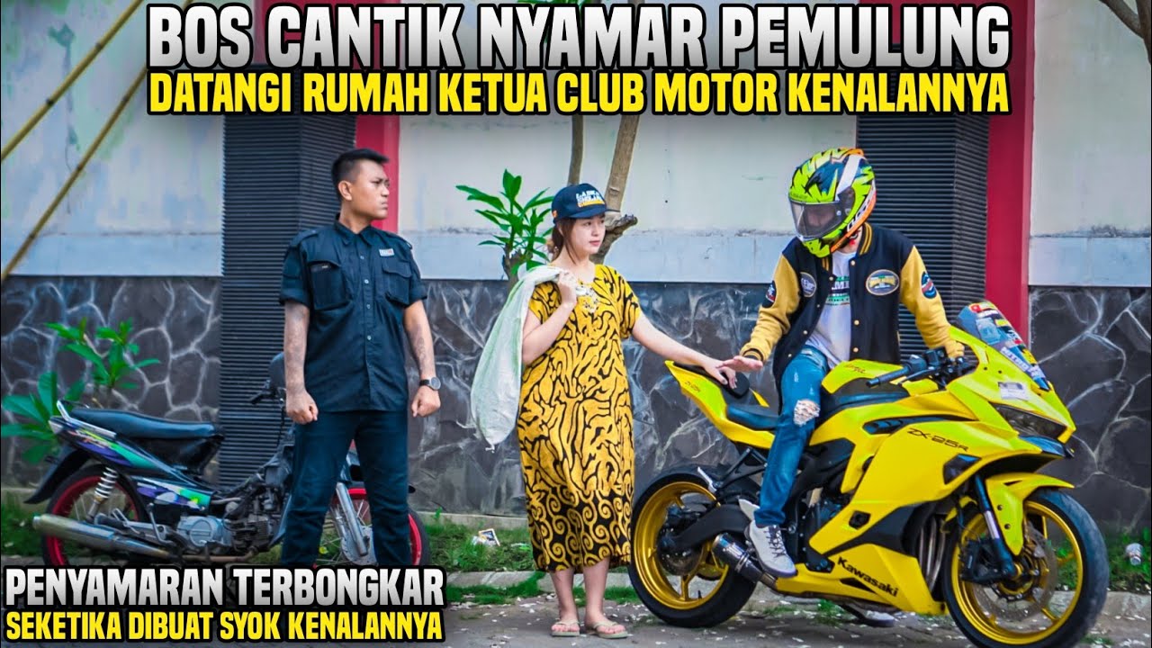 BOS CANTIK NYAMAR JADI PEMULUNG DATANGI RUMAH KETUA CLUB MOTOR KENALANNYA!! Responnya bikin syok..