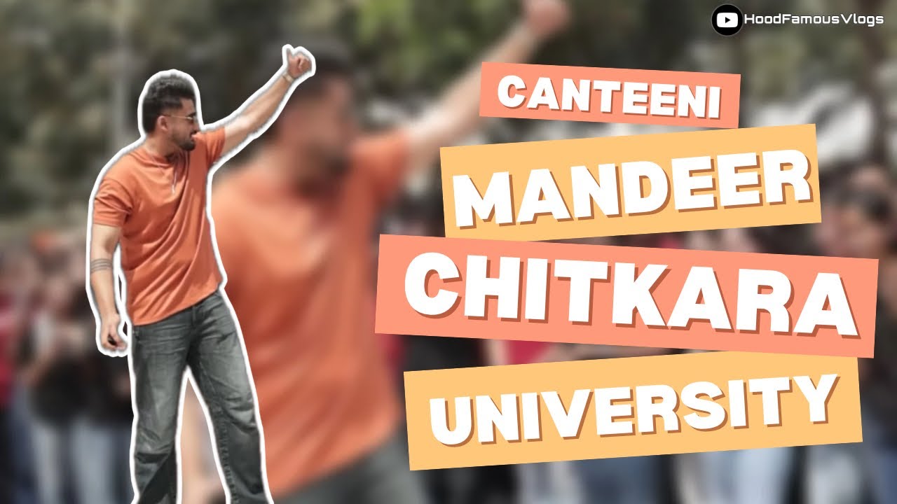 Canteeni Mandeer Shoot😍||Ft. Ravneet~Chitkara University Punjab 2025
